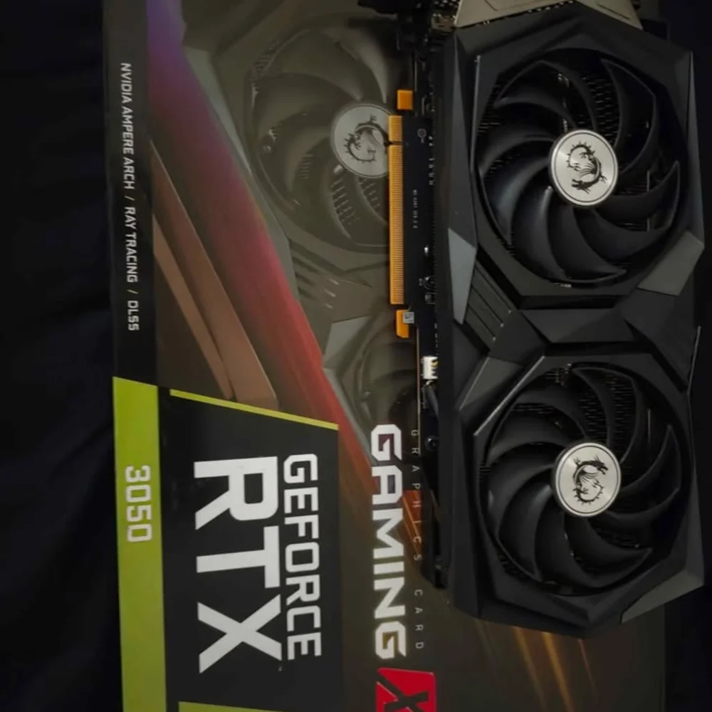MSI GeForce RTX 3050 Graphics Card - Black and Silver